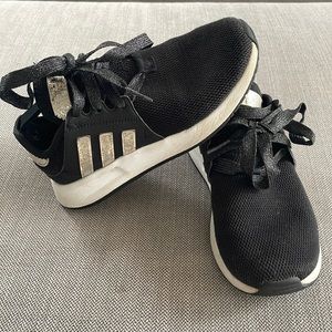 Girls Size 13 Black Adidas Sneakers